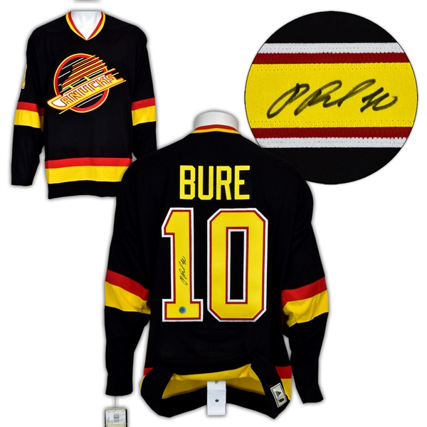 Pavel Bure Vancouver Canucks Autographed Adidas Authentic Vintage Hockey Jersey